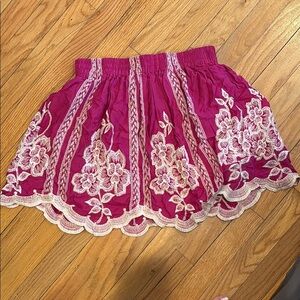 Pink floral NWT skirt